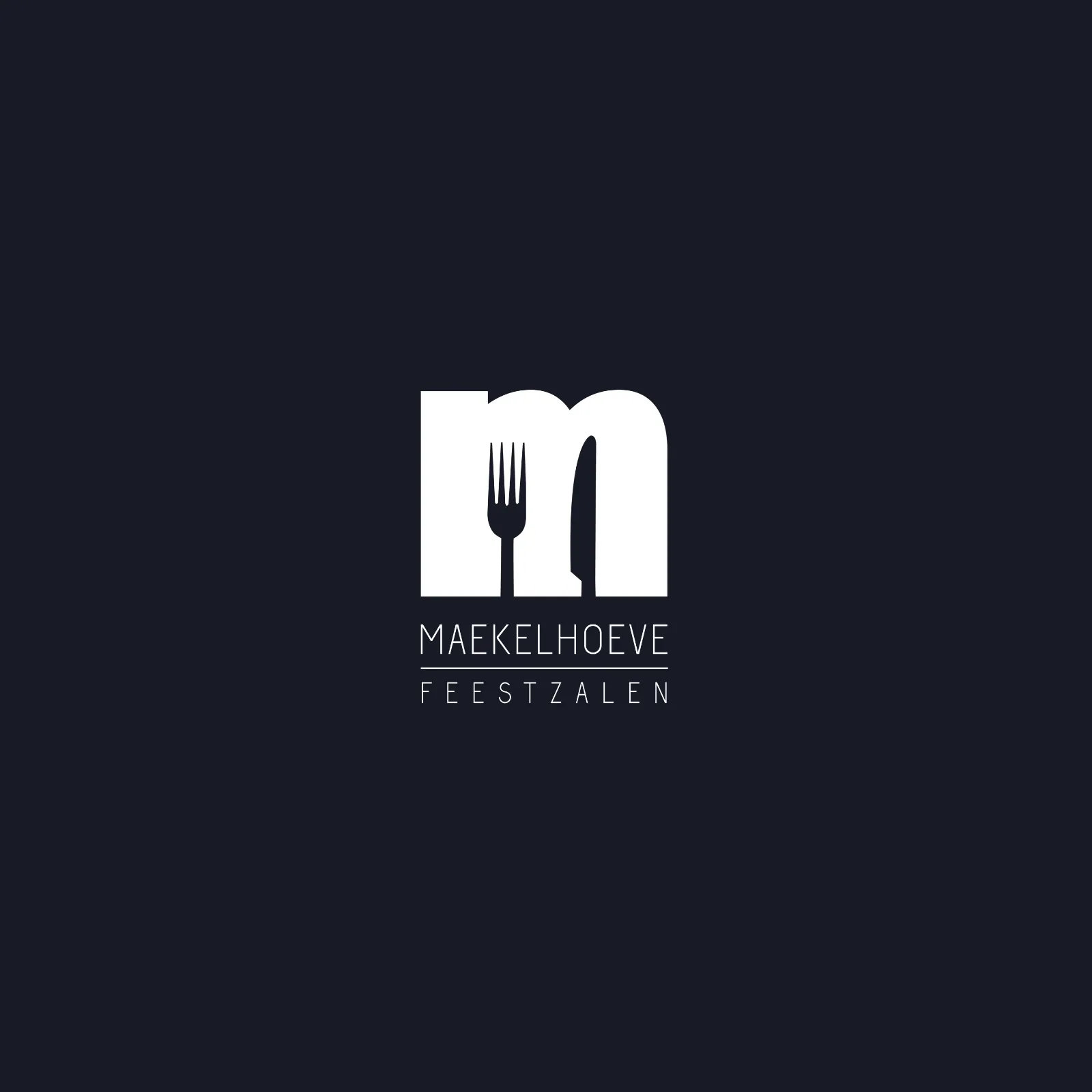 Merkidentiteit voor Feestzalen Maekelhoeve - project door Justmade