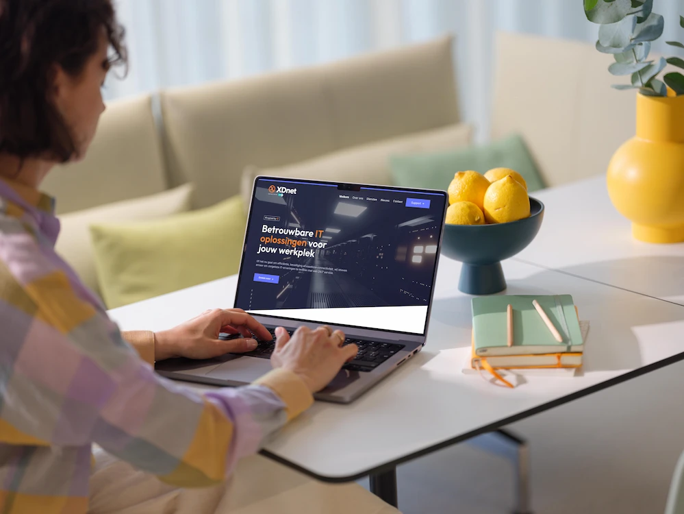 Corporate website voor XDnet: IT, cloud en netwerkoplossingen - project door Justmade