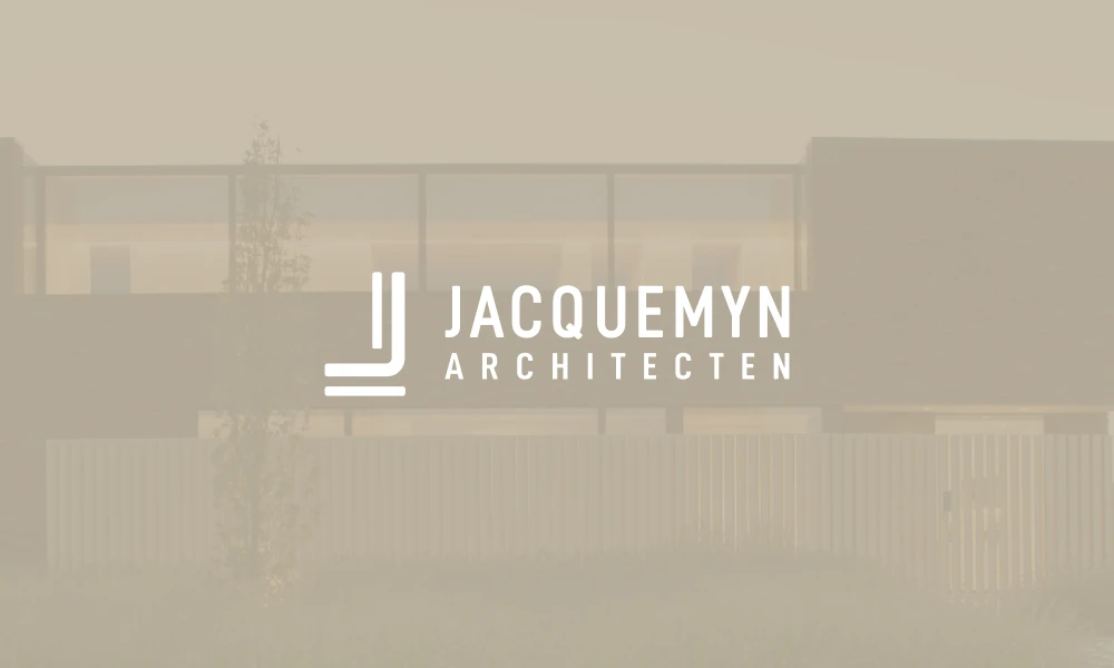 Tijdloos logo en merkidentiteit voor Jacquemyn Architecten - project door Justmade